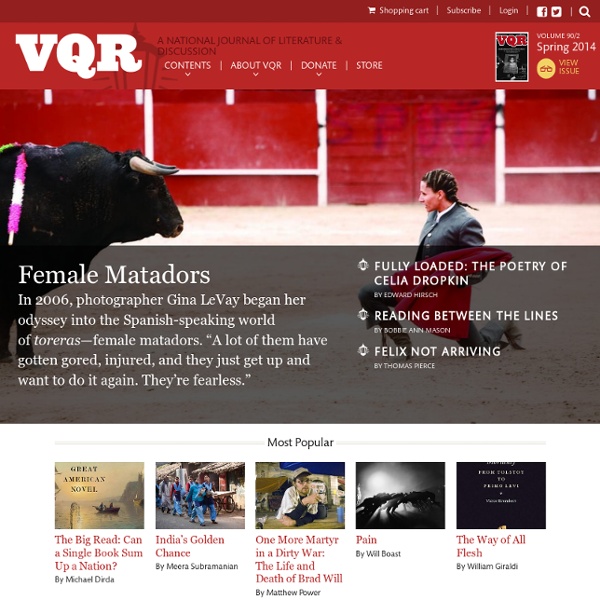 VQR » Virginia Quarterly Review
