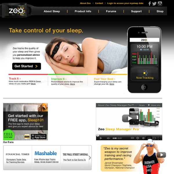 Welcome to Zeo Sleep Manager