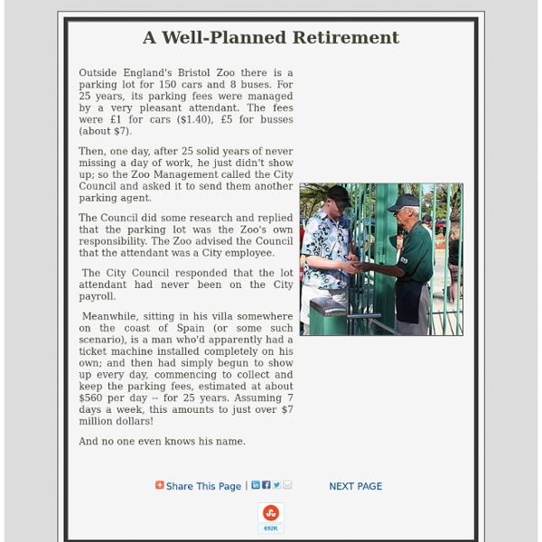 A Well-Planned Retirement