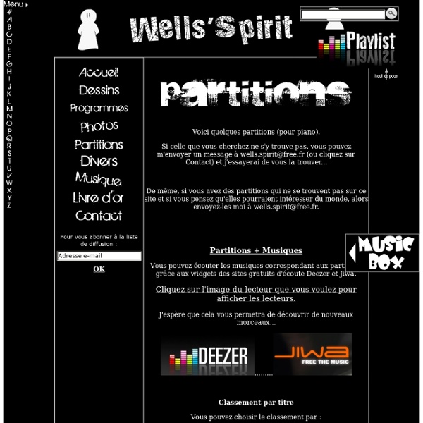 Wells'Spirit - Partitions