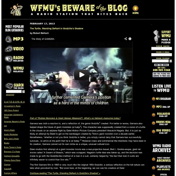 WFMU's Beware of the Blog