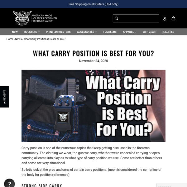 What Carry Position is Best For You?