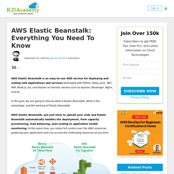 What Is AWS Elastic Beanstalk? All you need to know