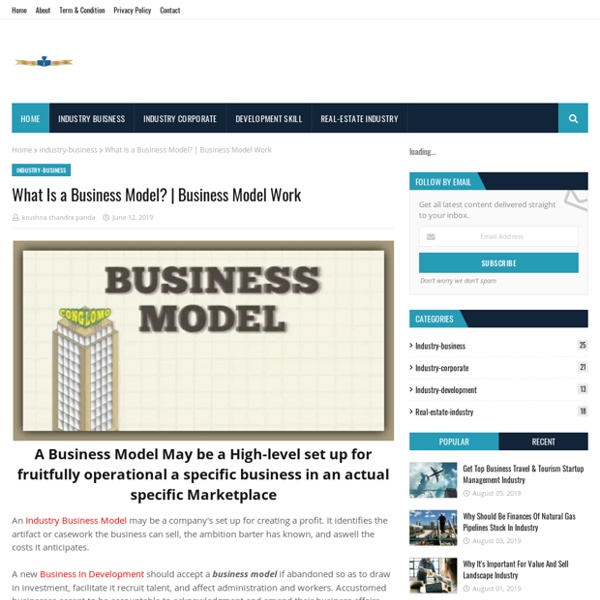 What Is a Business Model?