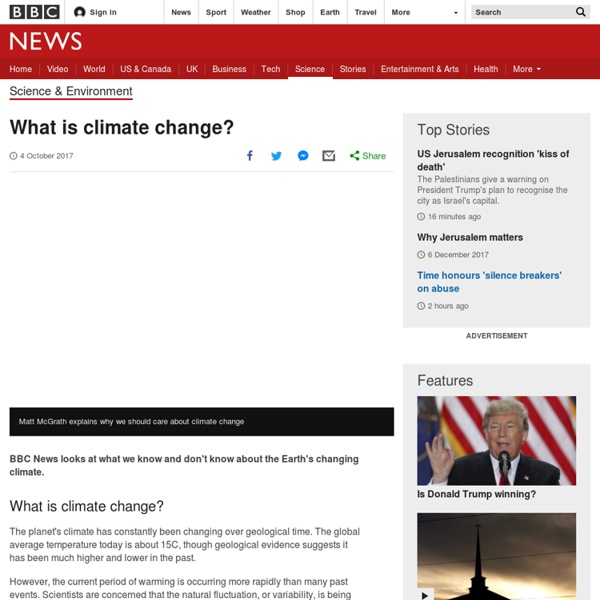 What is climate change?