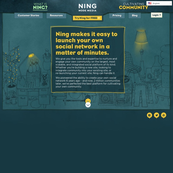 About Ning - Product Features