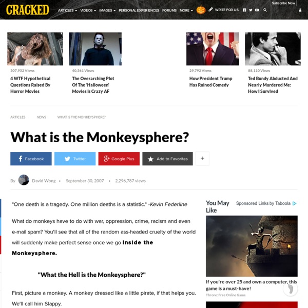 What is the Monkeysphere?
