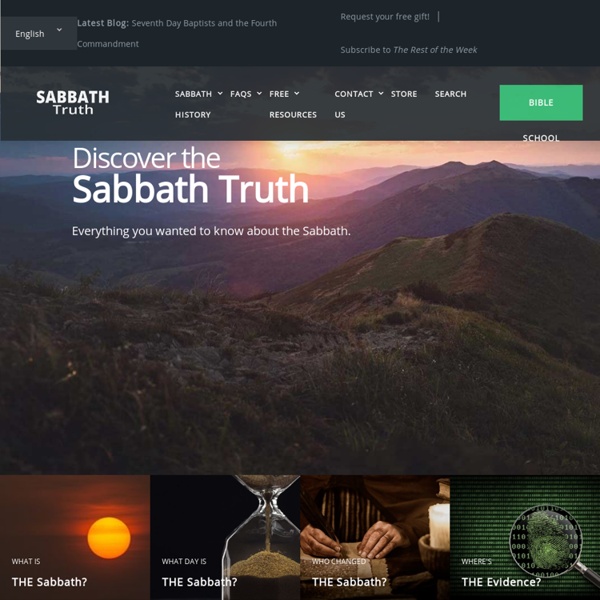 Sabbath Truth > Home