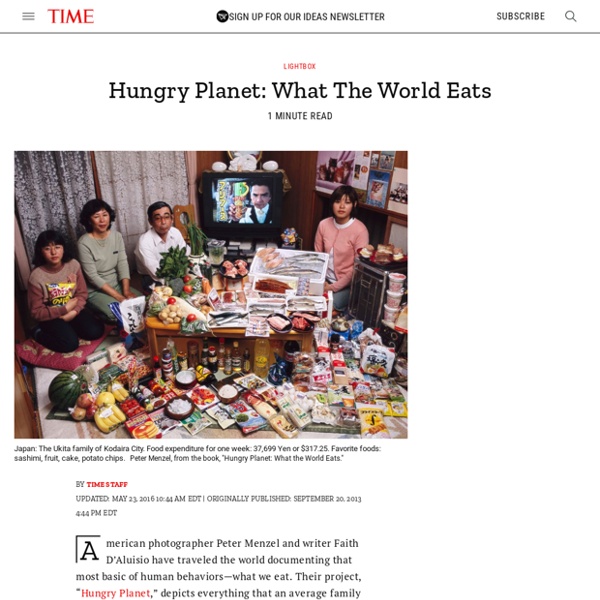 Hungry Planet: What The World Eats
