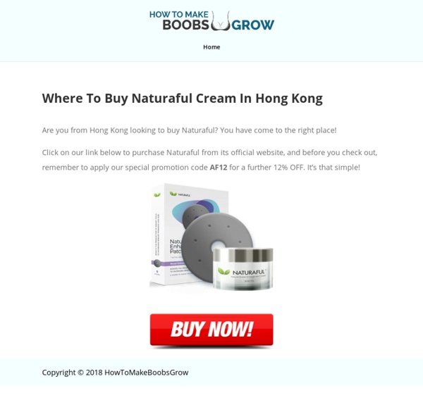 Hong Kong's Perfect Place To Buy Naturaful Cream From