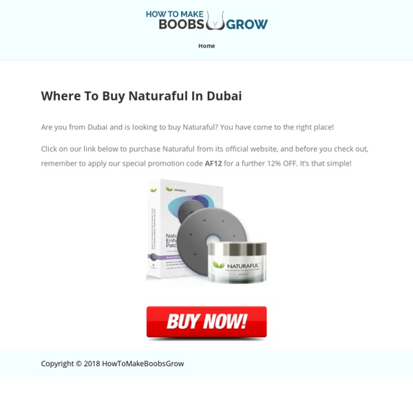 Dubai's Perfect Place To Buy Naturaful Cream From