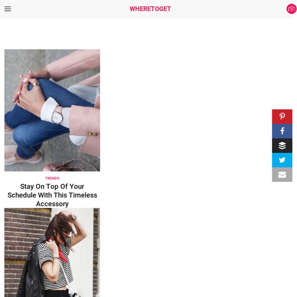 Fashion online shop - fashion guide with inspirational clothes