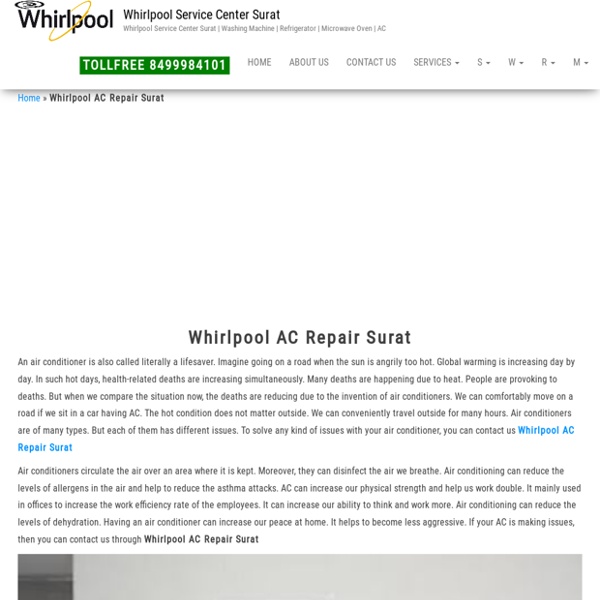 Whirlpool AC Repair Surat