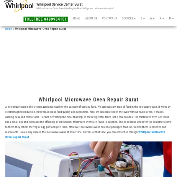 Whirlpool Microwave Oven Repair Surat