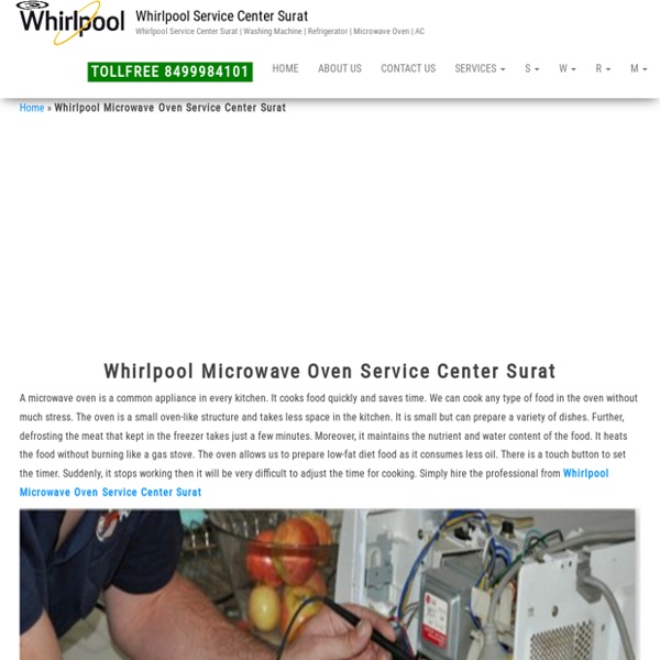 Whirlpool Microwave Oven Service Center Surat