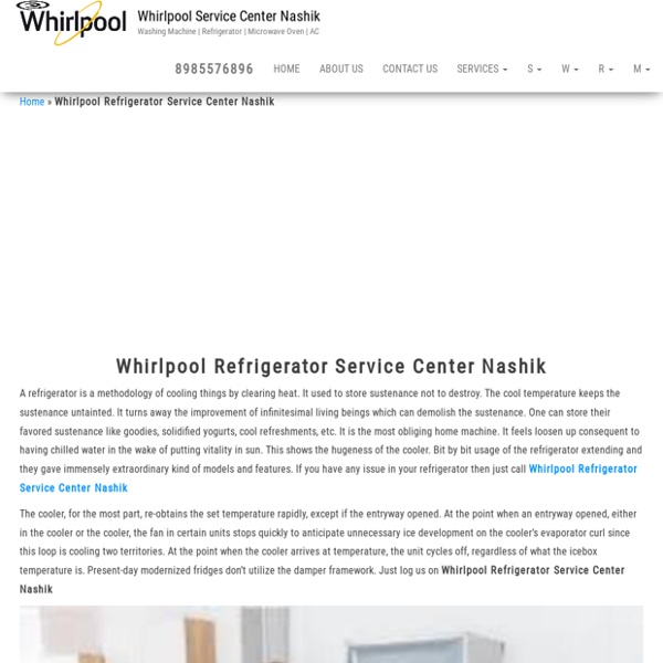 Whirlpool Refrigerator Service Center Nashik