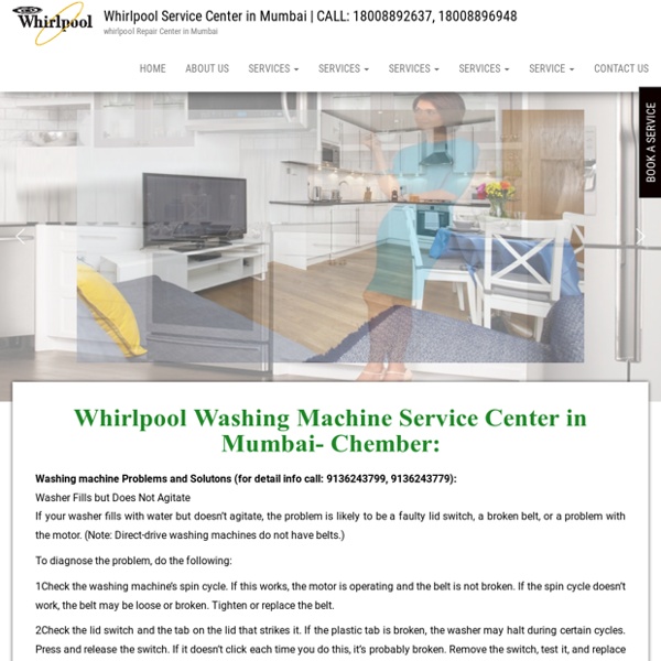 Whirlpool Washing machine Service Center in Chembur