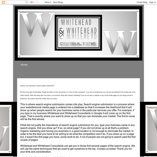 Whitehead and Whitehead Consultants