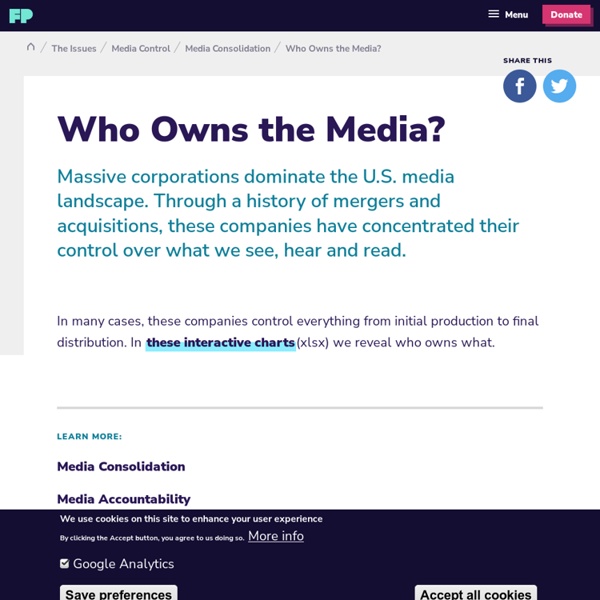 Who Owns the Media? | Pearltrees