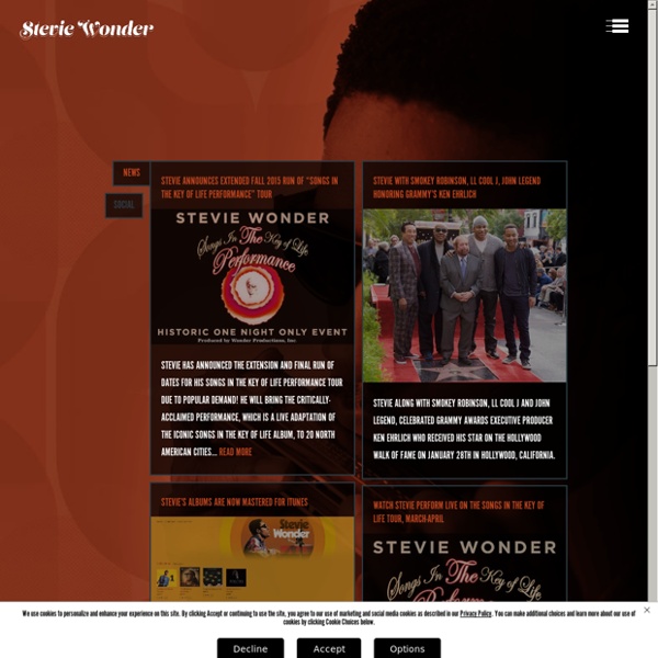 Stevie Wonder Official Site