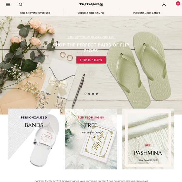 Wholesale Flip Flops for Weddings & Parties– FlipFlopStore.com