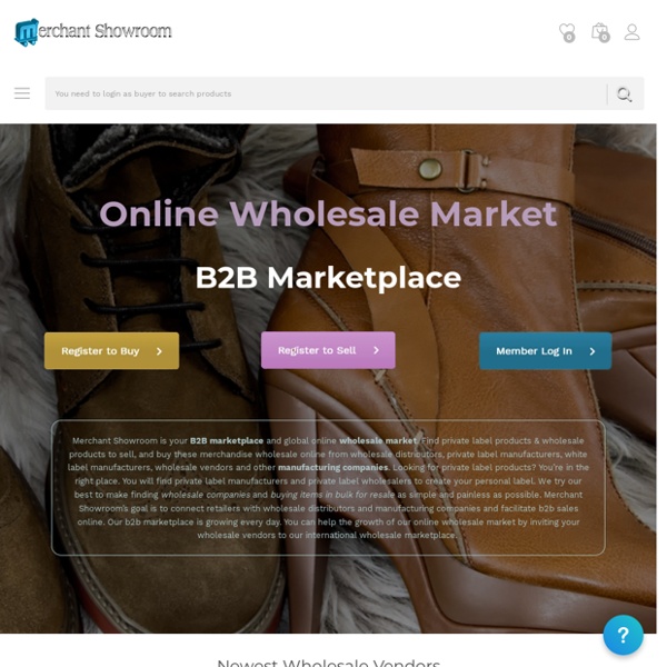 B2B Marketplace: Buy from Manufacturing Companies, Wholesale Distributors