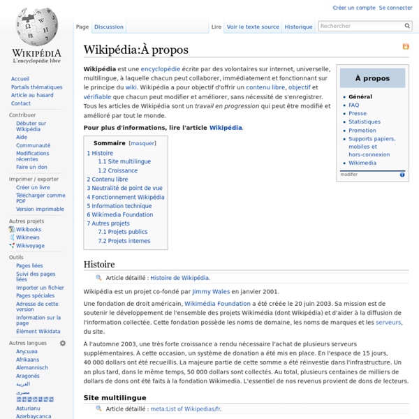 Wikipédia:À propos