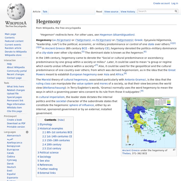 Hegemony