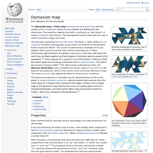 Dymaxion map