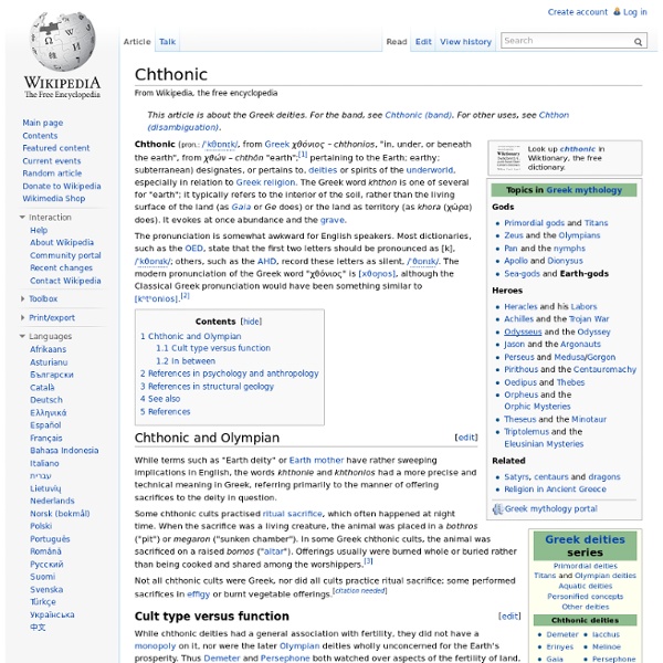 Chthonic