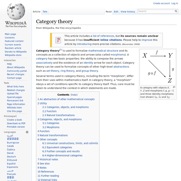 Category theory
