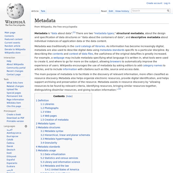 Metadata