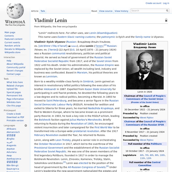 Vladimir Lenin