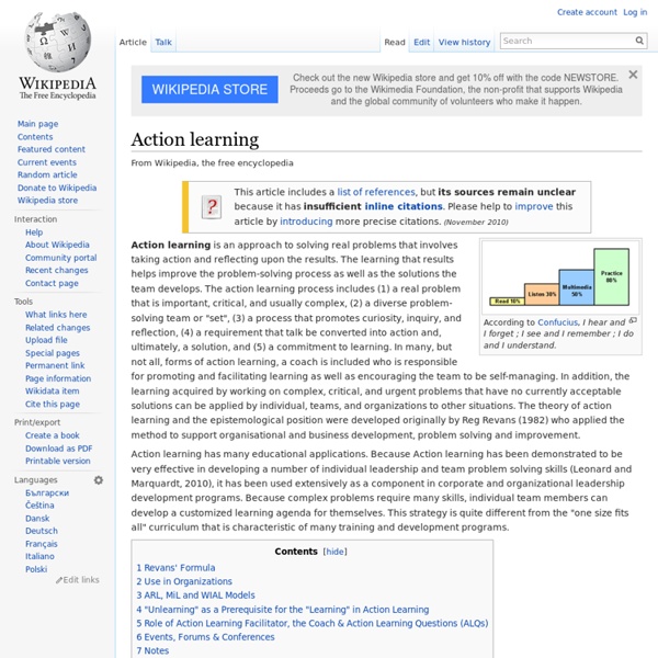 Action learning