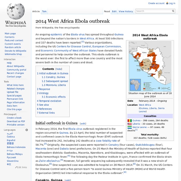 2014 West Africa Ebola outbreak