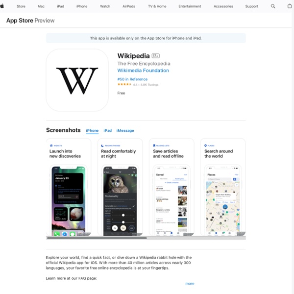 wikipedia-on-the-app-store-pearltrees