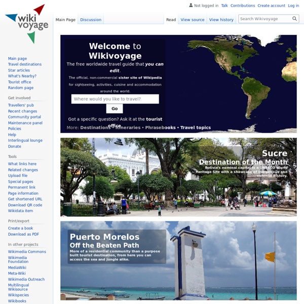 Free travel information around the globe