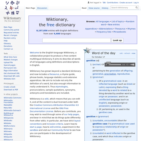 Wiktionary: ótimo para consultar morfologia