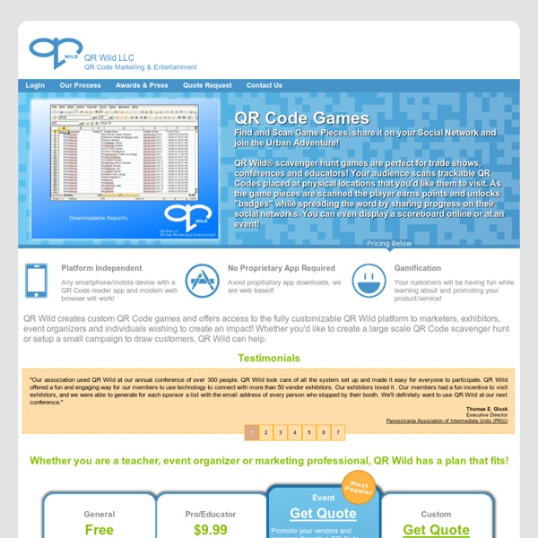 QR Wild - Play and Create QR Code Games!