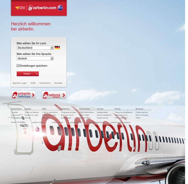 Airberlin.com - Your Airline. Online flight booking