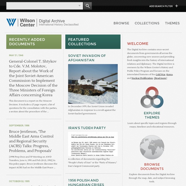 Wilson Center Digital Archive