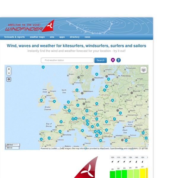 Windfinder.com - observations, prévisions de vent,