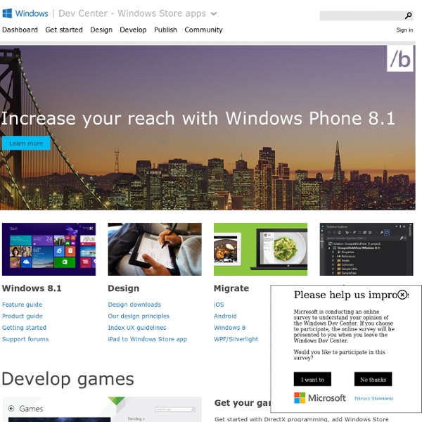 Windows Store app development