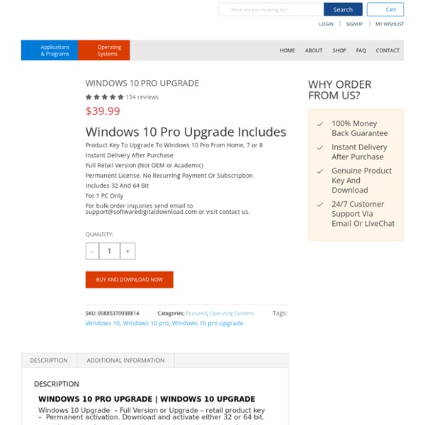 Buy Windows 10 Pro Upgrade Now And Download In Seconds