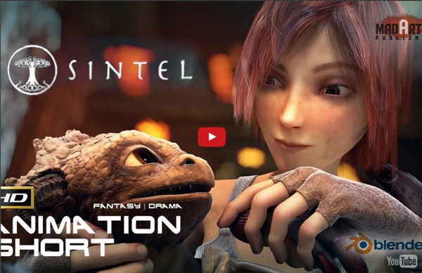 Sintel (HD) AWARD Winning Fantasy Animation Film Feat.in Sketchozine.com Vol.8