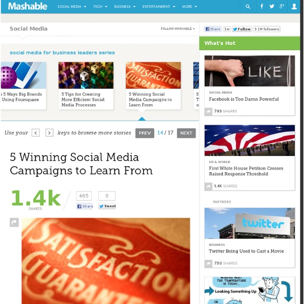 5 Winning Social Media Campaigns to Learn From