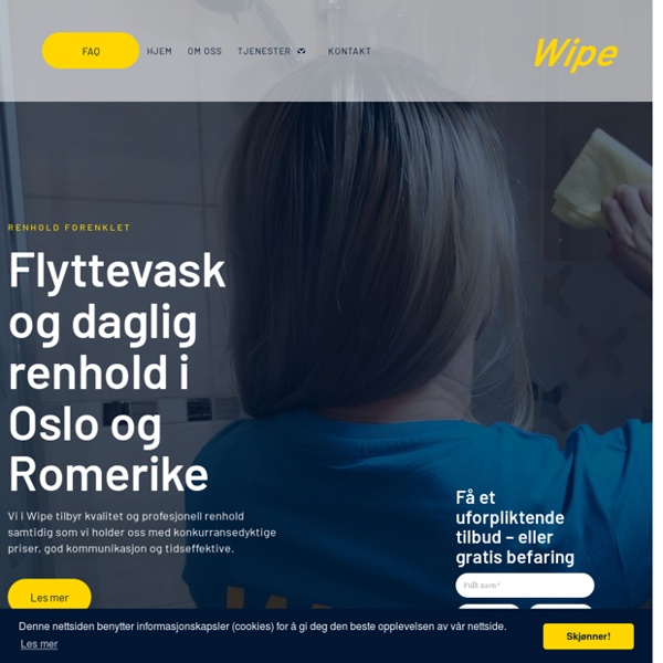 Wipe – Renholdselskap i Oslo