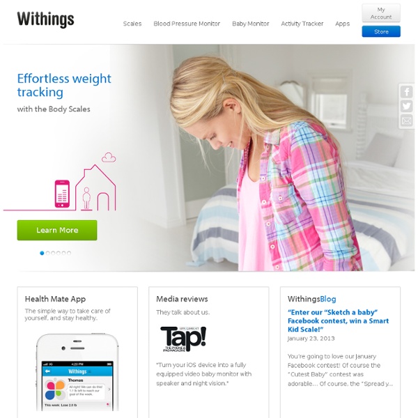 Withings - Smart products and apps - Homepage
