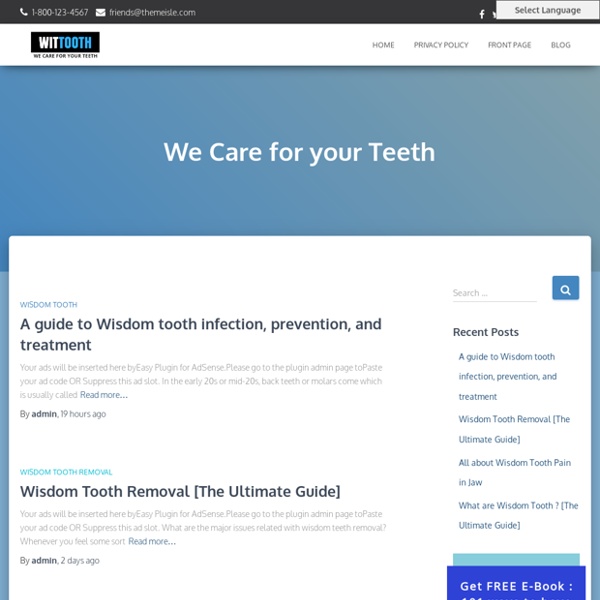 Wittooth - We Care for your Teeth