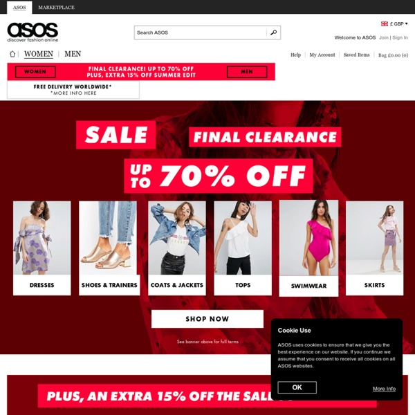 Shop women's clothes, dresses, shoes, coats, bags & more at ASOS